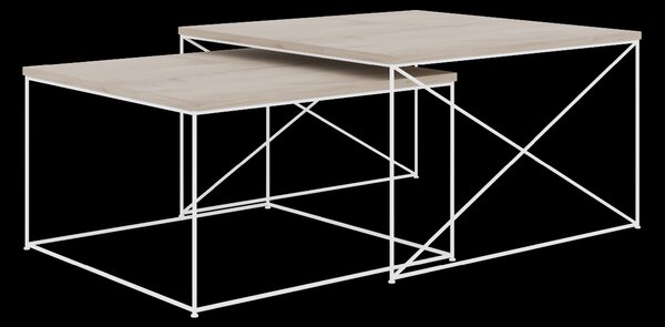 ADRK Furniture Konferenční stolek 2v1 Licco CT-LIC-W-S