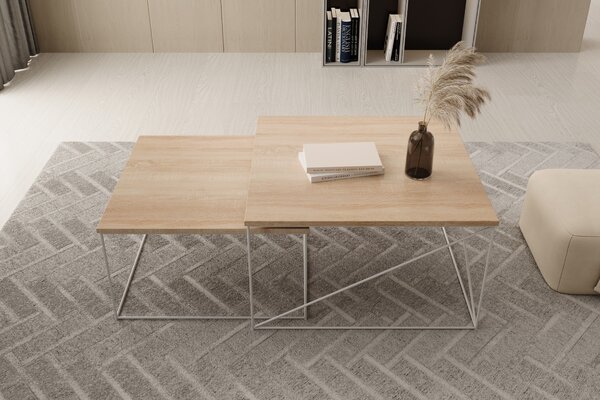 ADRK Furniture Konferenční stolek 2v1 Licco CT-LIC-W-S