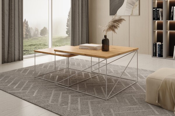ADRK Furniture Konferenční stolek 2v1 Licco CT-LIC-W-OL