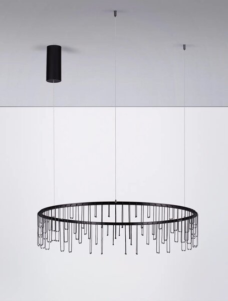 Luxusní lustr Stellar 80 černá