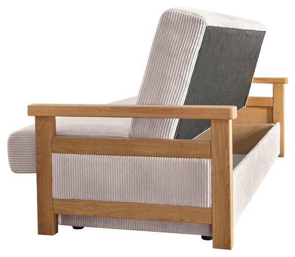 ROZKLÁDACÍ POHOVKA, textil, růžová P & B - Rozkládací pohovky, Online Only