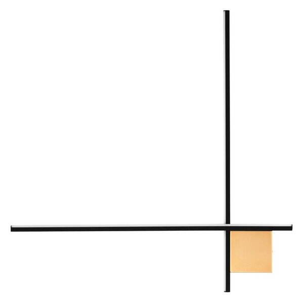 Designové nástěnné svítidlo Cross 80 zlatá