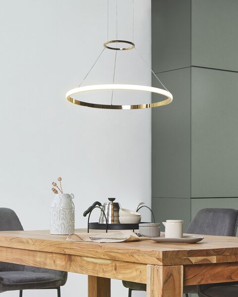 LED závěsná lampa TANO Kov Zlatá