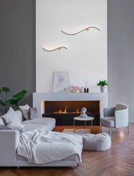 Designové nástěnné svítidlo Wave 65 – 65 x 11 cm