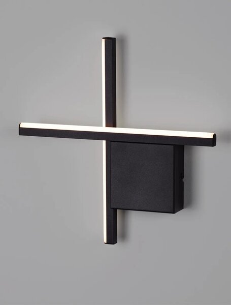 Designové nástěnné svítidlo Cross 30 černá