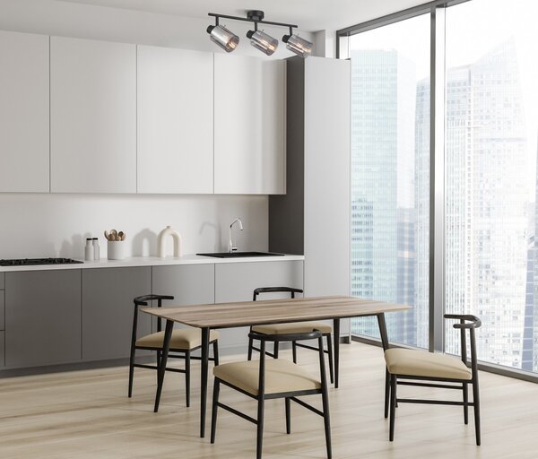 Italux SPL-5581-3-BK-SG bodové stropní svítidlo Sardo | 3x40W E14
