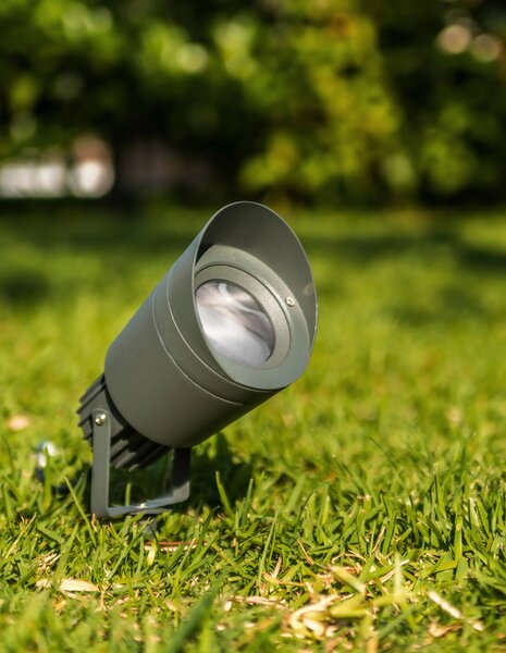Venkovní zahradní lampa Inside 11 tmavě šedé – Šedá