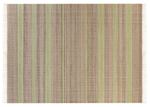 Koberec TALPUR Světle zelená 160 x 230 cm Juta