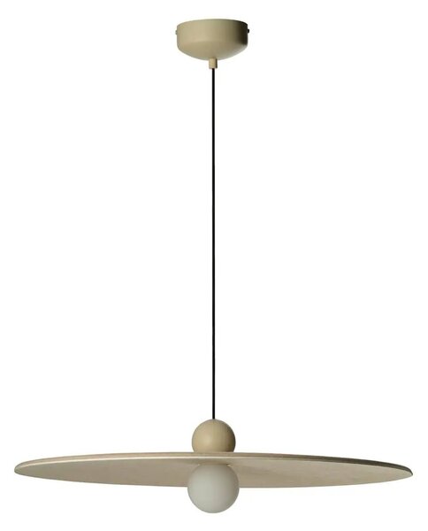 Designový lustr Freya béžová – LED integrovaný