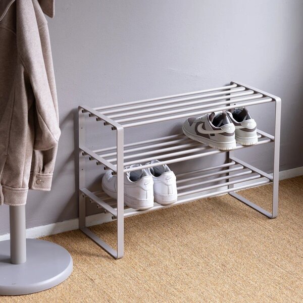 Taupe kovový botník 70x48,5x29 cm Rex – Spinder Design