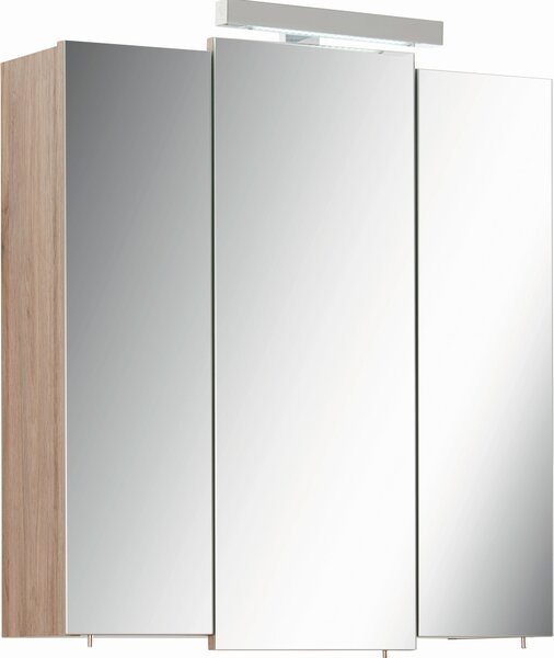 ZRCADLOVÁ SKŘÍŇKA, barvy dubu, 68/73/20 cm Xora - Zrcadlové skříňky
