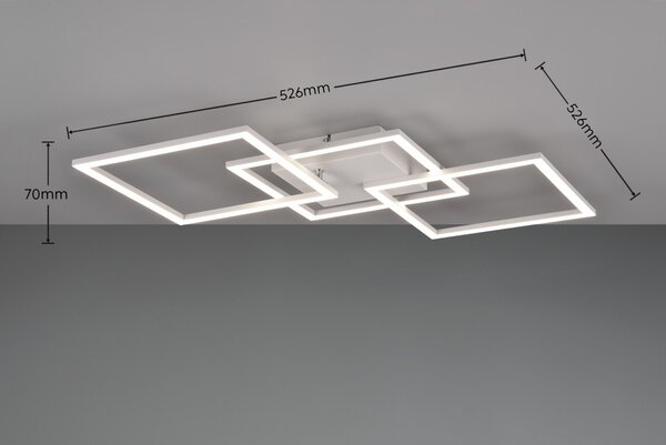 Trio R64493131 LED přisazený lustr Trail | 31W integrovaný LED zdroj | 3800 lm | 4000K