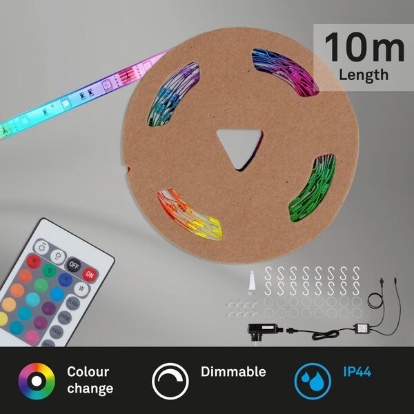 BRILO 2035-300X VÝPRODEJ VZORKU - RGB LED pásek 1000 cm 0,11W bílé - BRILO