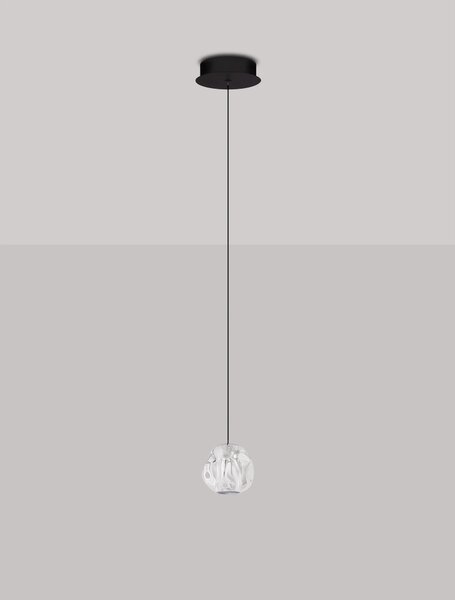 LED černý designový lustr Ifos