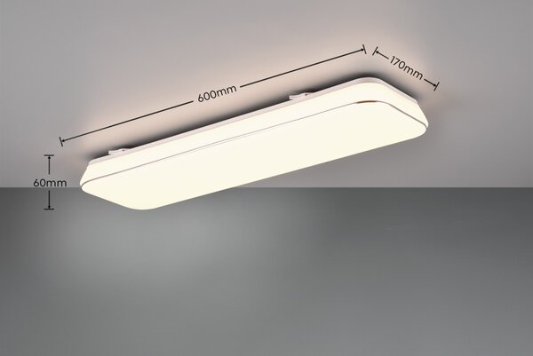 Trio R64141301 LED přisazené stropní svítidlo Blanca | 28W integrovaný LED zdroj | 3200 lm | 3000K