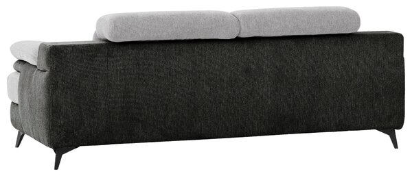 DVOUMÍSTNÁ POHOVKA, textil, barvy grafitu, barvy stříbra Livetastic - Pohovky, Online Only