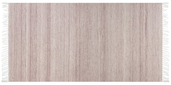 Koberec MALHIA Světle červená 80 x 150 cm