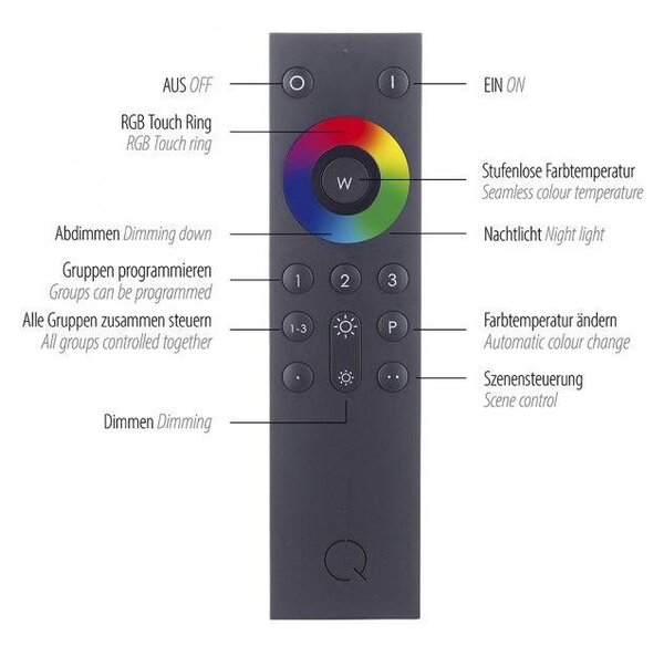 Paul Neuhaus Stropní LED svítidlo Q-ASMIN, 54W, 80x80 cm, ZigBee, CCT 2700-5000K