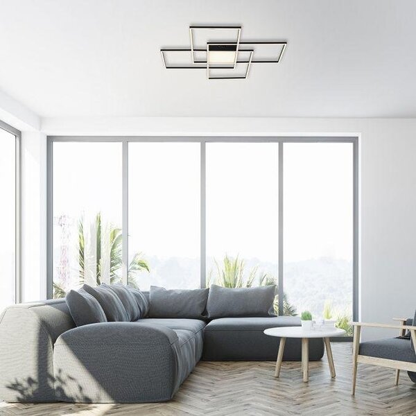 Paul Neuhaus Stropní LED svítidlo Q-ASMIN, 54W, 80x80 cm, ZigBee, CCT 2700-5000K
