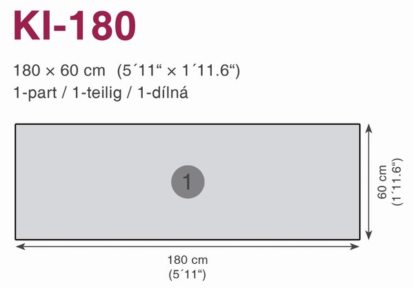 DIMEX | Fototapeta do kuchyně 3D umělecká zeď KI-180-095 | 180 x 60 cm | bílá, šedá