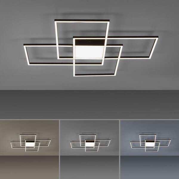 Paul Neuhaus Stropní LED svítidlo Q-ASMIN, 54W, 80x80 cm, ZigBee, CCT 2700-5000K