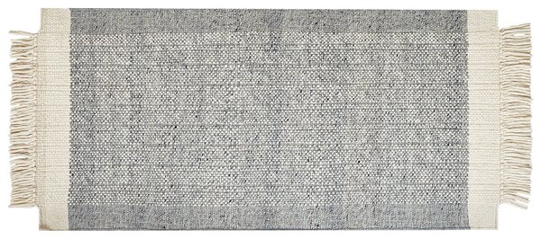 Koberec TATLISU Šedá 80 x 150 cm Vlna