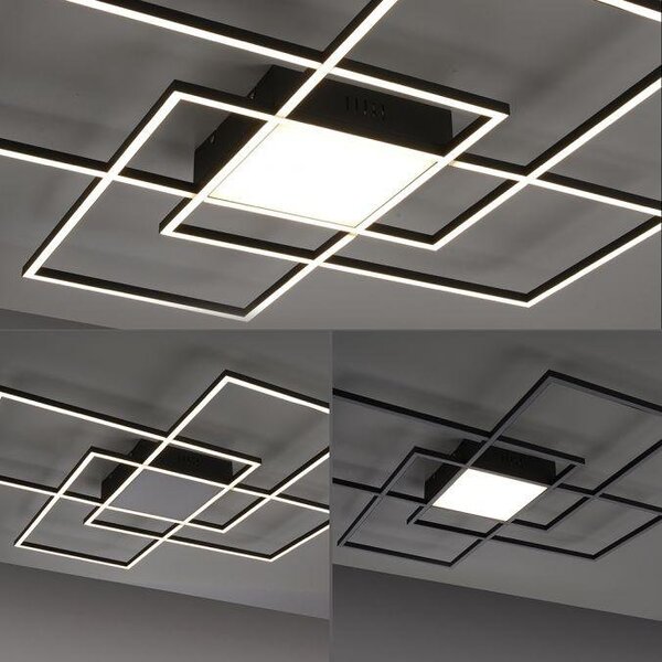 Paul Neuhaus Stropní LED svítidlo Q-ASMIN, 54W, 80x80 cm, ZigBee, CCT 2700-5000K