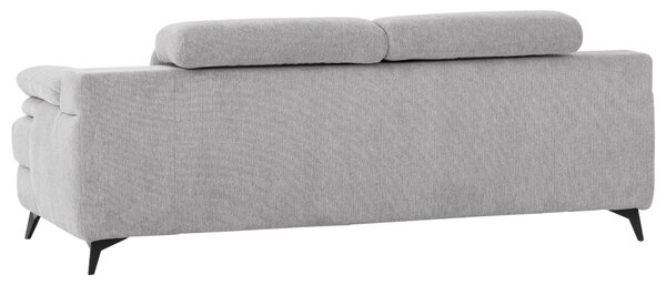 DVOUMÍSTNÁ POHOVKA, textil, barvy stříbra Livetastic - Pohovky, Online Only