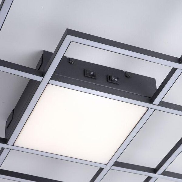 Paul Neuhaus Stropní LED svítidlo Q-ASMIN, 54W, 80x80 cm, ZigBee, CCT 2700-5000K