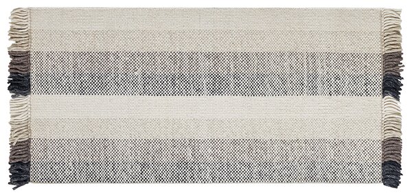 Koberec EMIRLER Bílá 80 x 150 cm Vlna