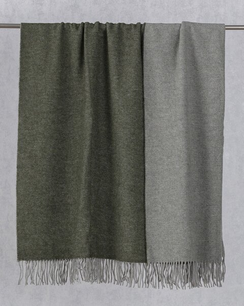Pléd Merinos 140x200 cm melange green khaki