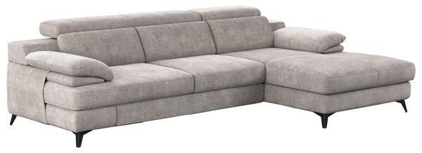 ROHOVÁ SEDAČKA, textil, béžová Livetastic - Sedací soupravy, Online Only
