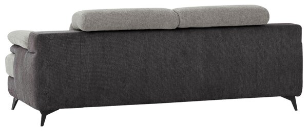 DVOUMÍSTNÁ POHOVKA, textil, světle šedá, tmavě šedá Livetastic - Pohovky, Online Only