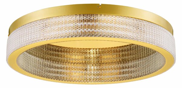 LED stmívatelné platinum zlaté moderní stropní svítidlo Kinara 2