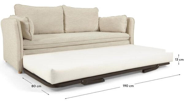 Kave Home Rozkládací pohovka Tanit 210 cm