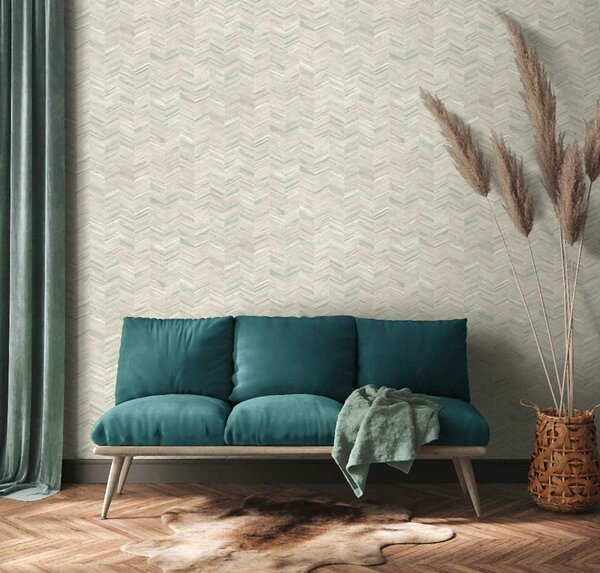 A.S. Création | Vliesová tapeta na zeď Geo Effect 38309-4 | 0,53 x 10,05 m | béžová, šedá