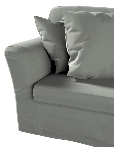Potah na pohovku IKEA Tomelilla 2-místná nerozkládací barva šedá látka lesklé, sametová