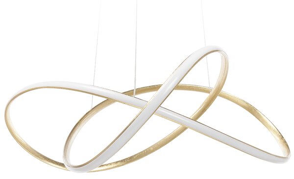 LED závěsná lampa TUMEN Kov Zlatá