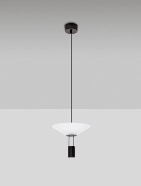 LED černý designový lustr Anafi 210