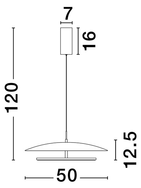 LED stmívatelný bílo-chromový designový lustr Olos