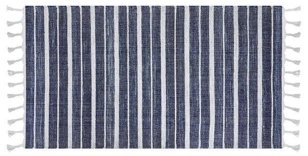 Koberec BADEMLI Tmavě modrá 80 x 150 cm