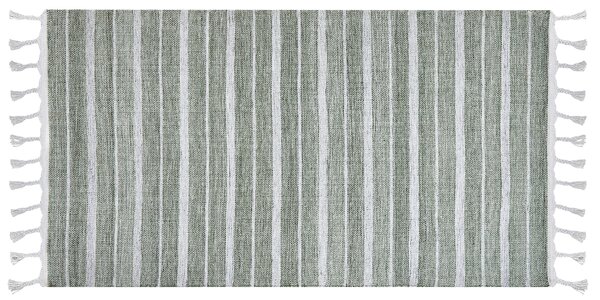Koberec BADEMLI Tmavě zelená 80 x 150 cm