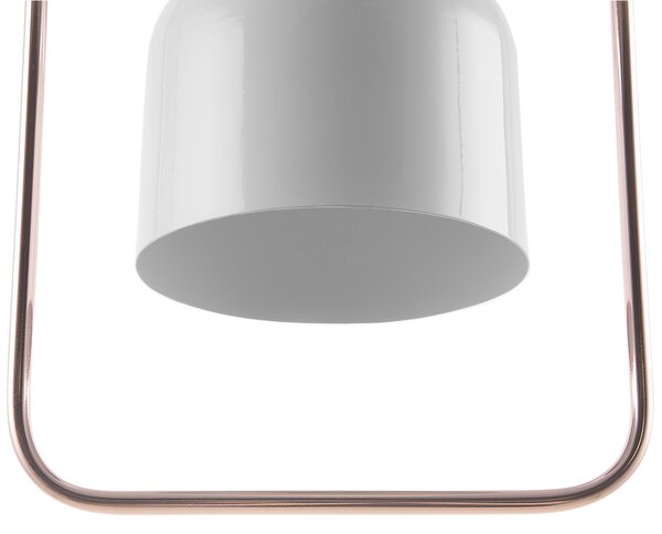 Závěsná lampa MAVONE Kov Bílá