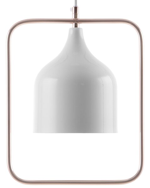 Závěsná lampa MAVONE Kov Bílá