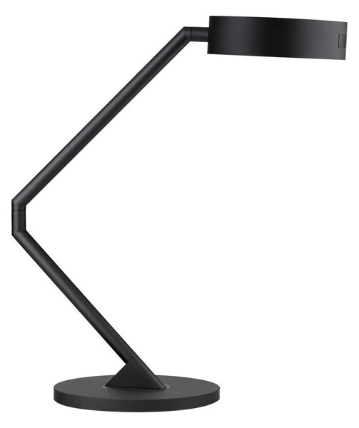 LED stmívatelná černá stolní lampa Afi