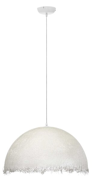 Bílý designový lustr Lalu – Bílá