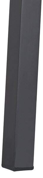 Zahradní jídelní stůl CANETTO 150 cm 90 cm Sklo Černá