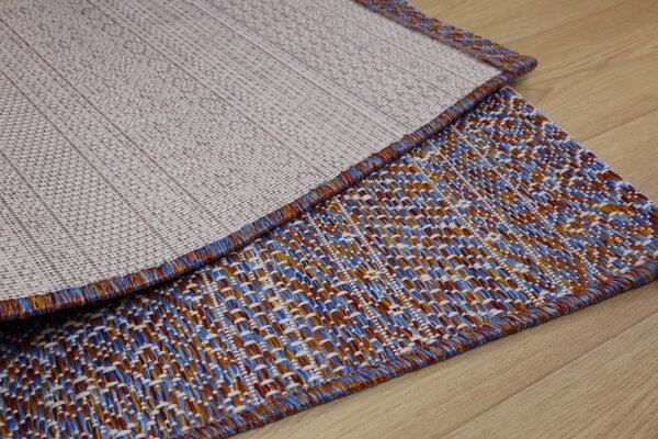 Devos Caby (DC Carpets), TRHÁK: Kusový koberec Terazza 21241 Multi/Blue/Red – na ven i na doma, 120x170, vícebarevná, chodba / předsíň