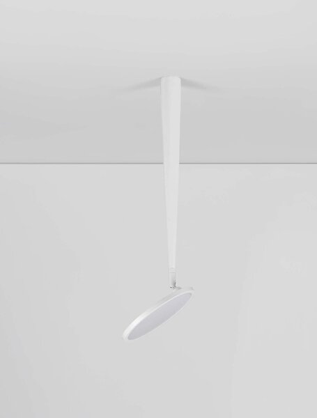 LED bílé moderní lustr Ekei – Bílá
