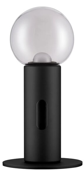 LED stmívatelná černá stolní lampa Chronos